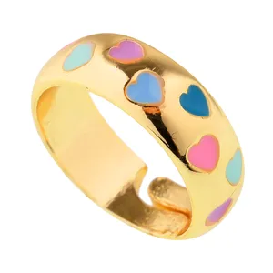 انگشتر زنانه گالری عزیزی طرح قلب مدل 15375