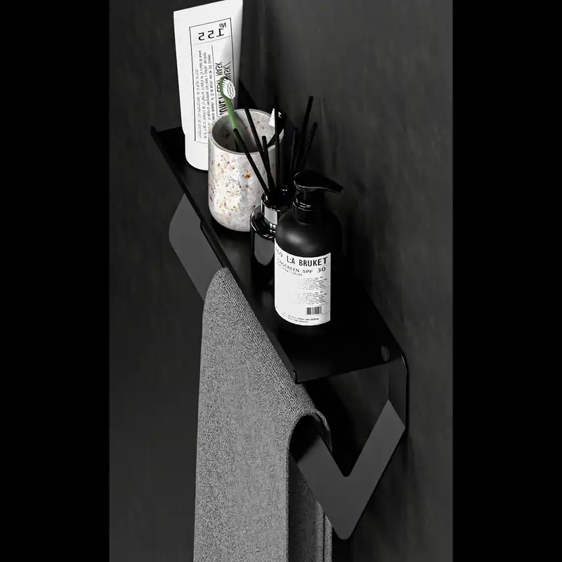 طبقه حمام مدل آویز حوله لوسی