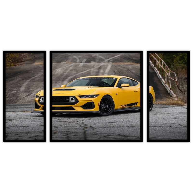 تابلو بکلیت طرح ماشین مدرن مدل B-bu3233 مجموعه 3 عددی