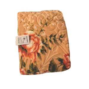پتو گلبافت مدل برجسته گل دار سایز 220×160 سانتی متر