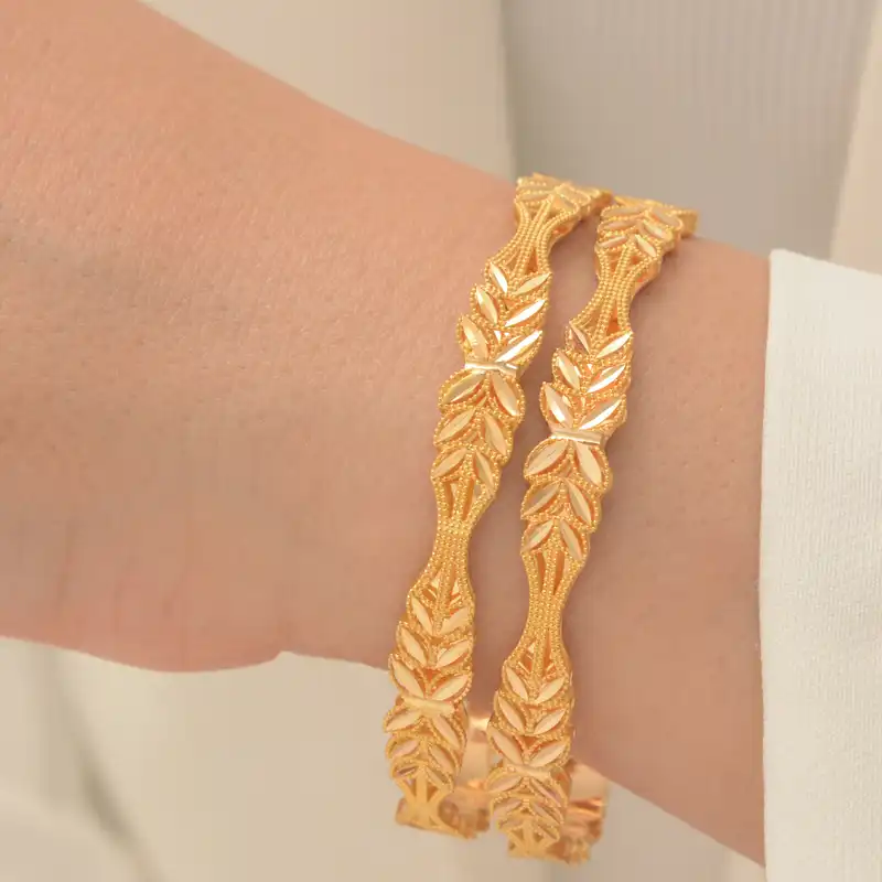 النگو طلا 18 عیار زنانه طلای مستجابی مدل زیتون  کد 2