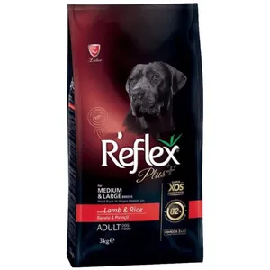 غذای سگ بالغ رفلکس مدل Lamb and Rice وزن 3 کیلوگرم