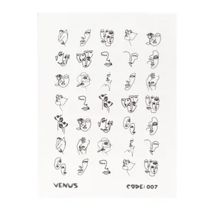 استیکر طراحی ناخن ونوس کد 007