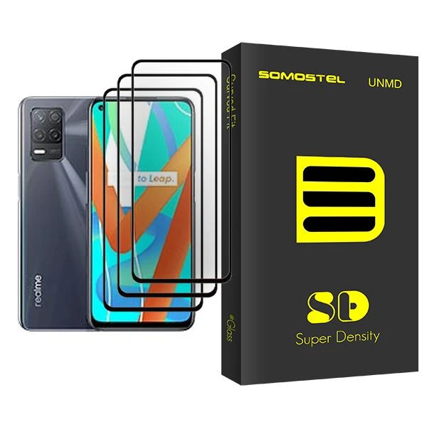 محافظ صفحه نمایش سوماستل مدل SD Glass MIX003 مناسب برای گوشی موبایل ریلمی V13 5G بسته سه عددی