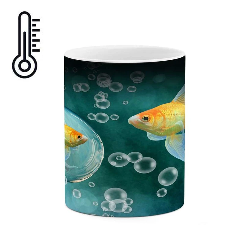 ماگ حرارتی کاکتی مدل ماهی کد mgh15827