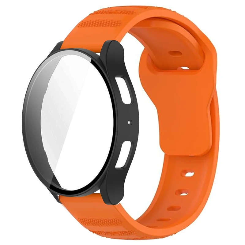 بند اسپریگ مدل Spig Sport Guard مناسب برای ساعت هوشمند سامسونگ Galaxy Watch 7 44mm به همراه کاور