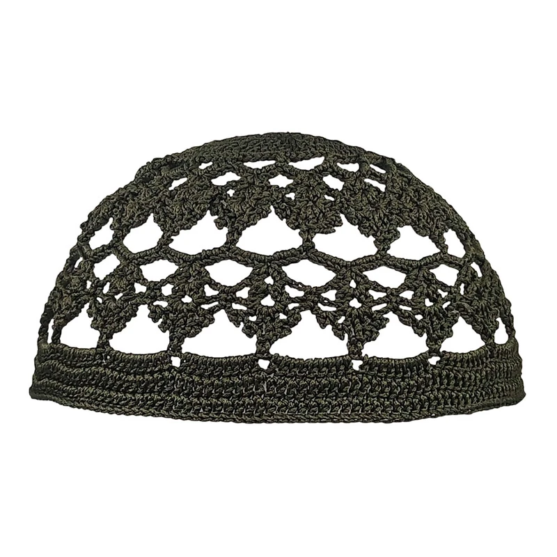 کلاه دستبافت زنانه مدل مکرومه کد 0111554