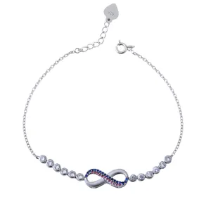   دستبند نقره زنانه بازرگانی میلادی کد DP_147