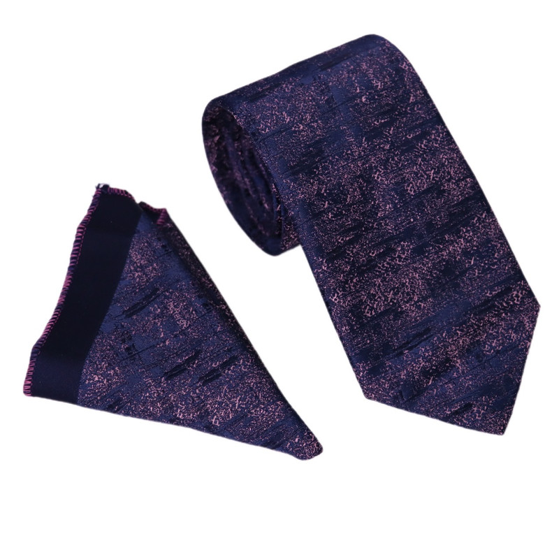 ست کراوات و دستمال جیب مردانه نسن مدل BS303