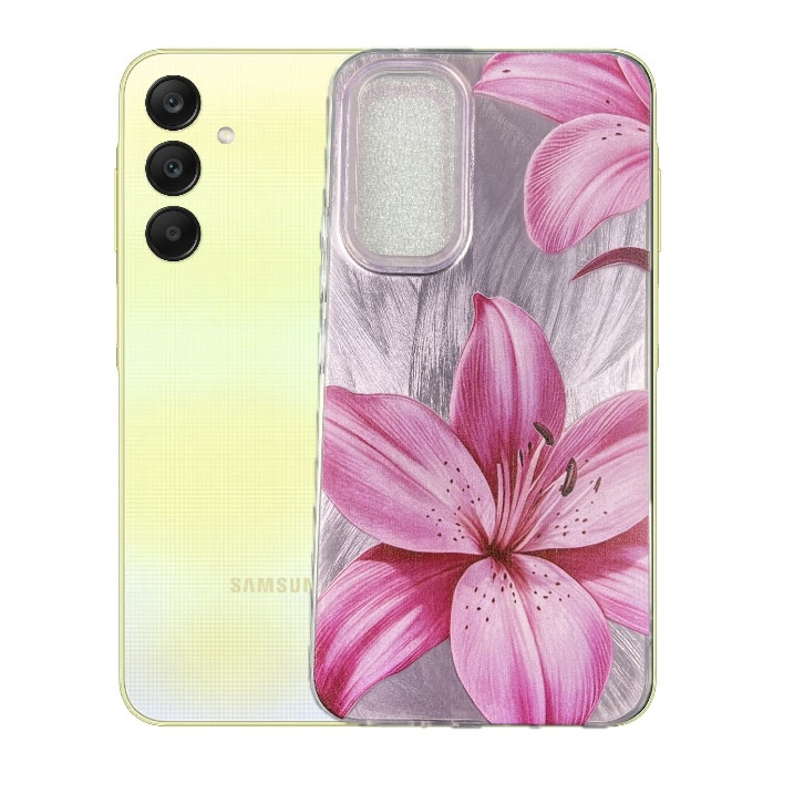 کاور طرح گل لیلیوم مناسب برای گوشی موبایل سامسونگ Galaxy A34 
