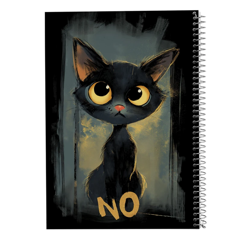 دفتر ژورنال نویسی 50 برگ مدوپد مدل نقطه ای طرح گربه کد DF14752