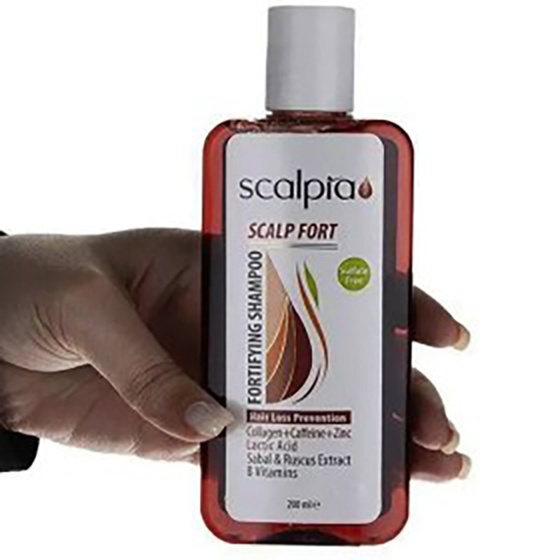 شامپو ضد ریزش مو اسکالپیا مدل تقویتی حجم 200 میلی‌لیتر