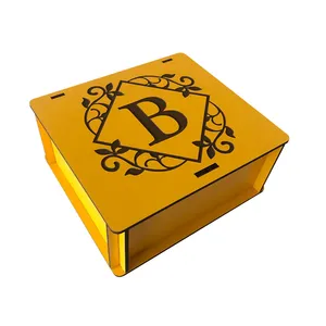 جعبه هدیه چوبی مدل j122