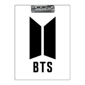 تخته شاسی طرح لوگو BTS کد 1780424  سایز A4
