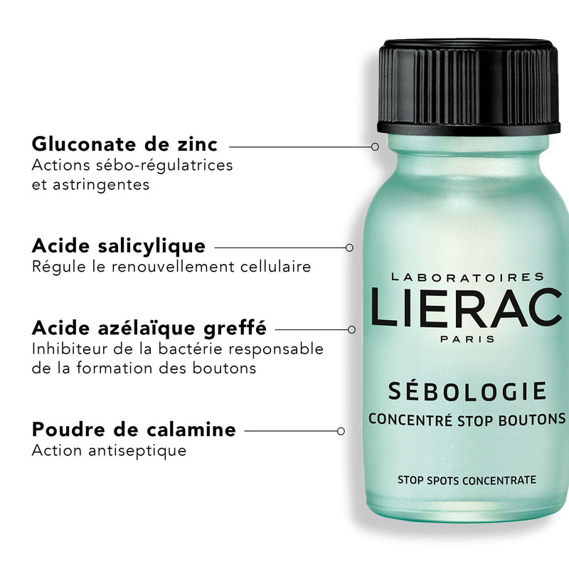 کنسانتره ضد جوش لیراک مدل Sebologie حجم 15 میلی لیتر کنسانتره ضد جوش لیراک مدل Sebologie حجم 15 میلی لیتر