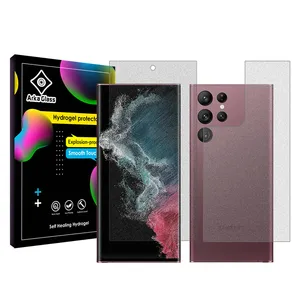 Arka Glass Tough model matte screen protector suitable for Samsung Galaxy S22 Ultra 5G Mobile phone Along with the phone back protector