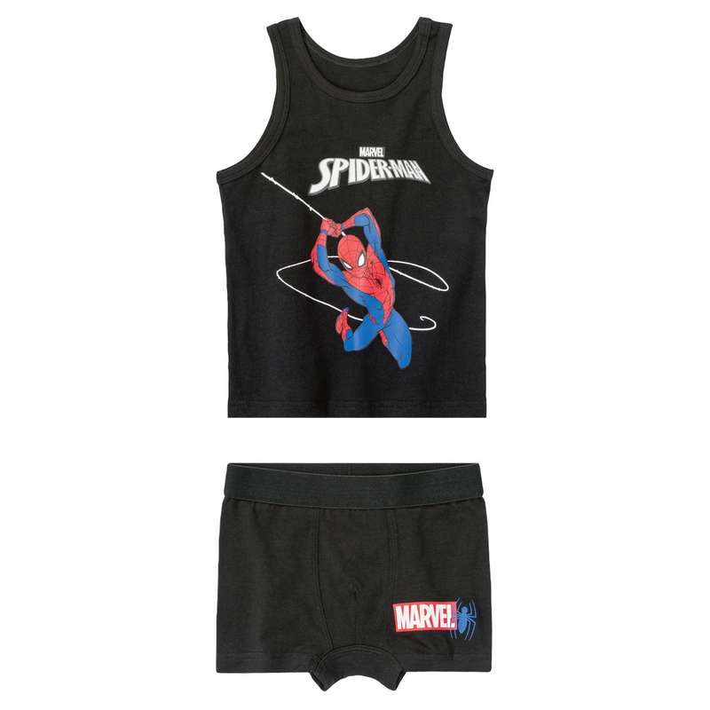 ست شورت و زیرپوش پسرانه مارول مدل Spider man ست شورت و زیرپوش پسرانه مارول مدل Spider man