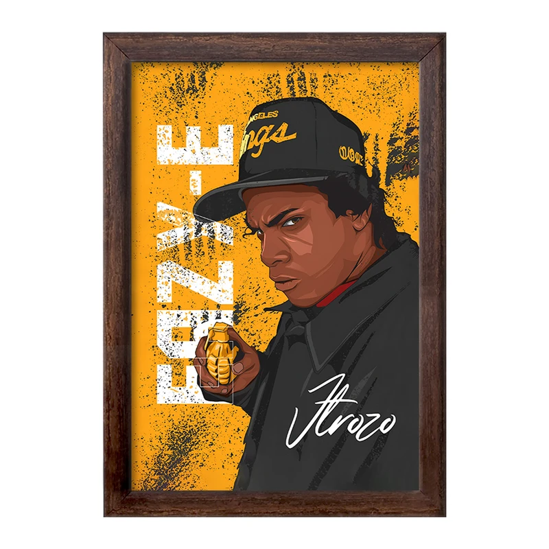 تابلو خندالو طرح ایزی ای (Eazy-E) کد F4636