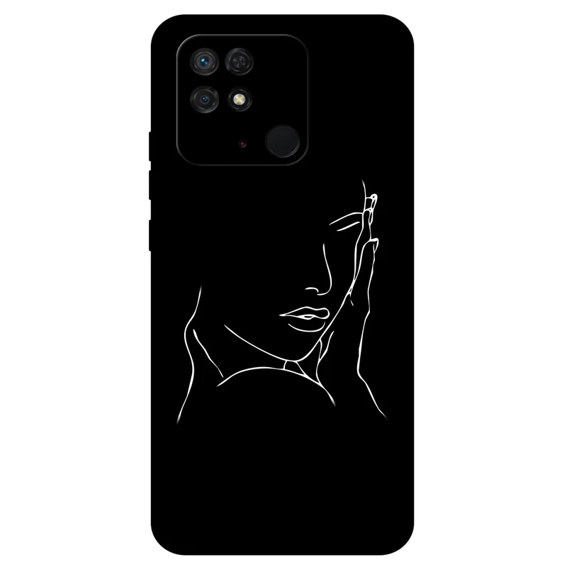 کاور مگافون طرح دخترانه مدل 8153 مناسب برای گوشی موبایل شیائومی Redmi 10C