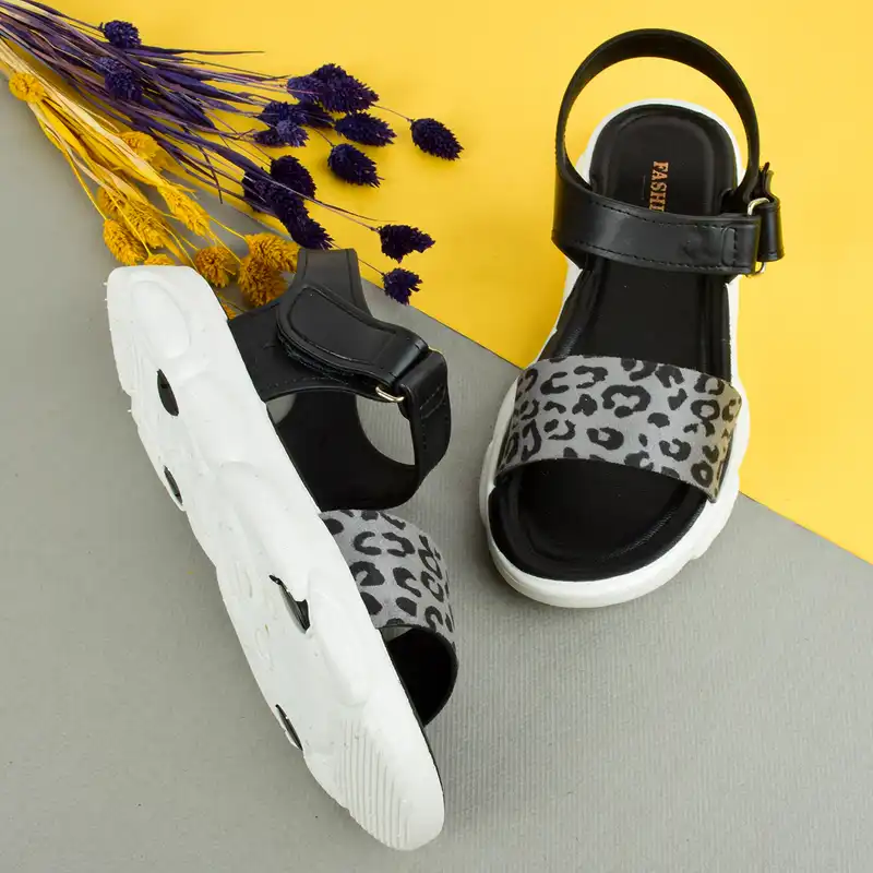 صندل زنانه مدل سیلوانا GRY.2985