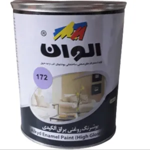رنگ روغنی بنفش الوان مدل۱۷۲ حجم۱۰۰۰میلی لیتر