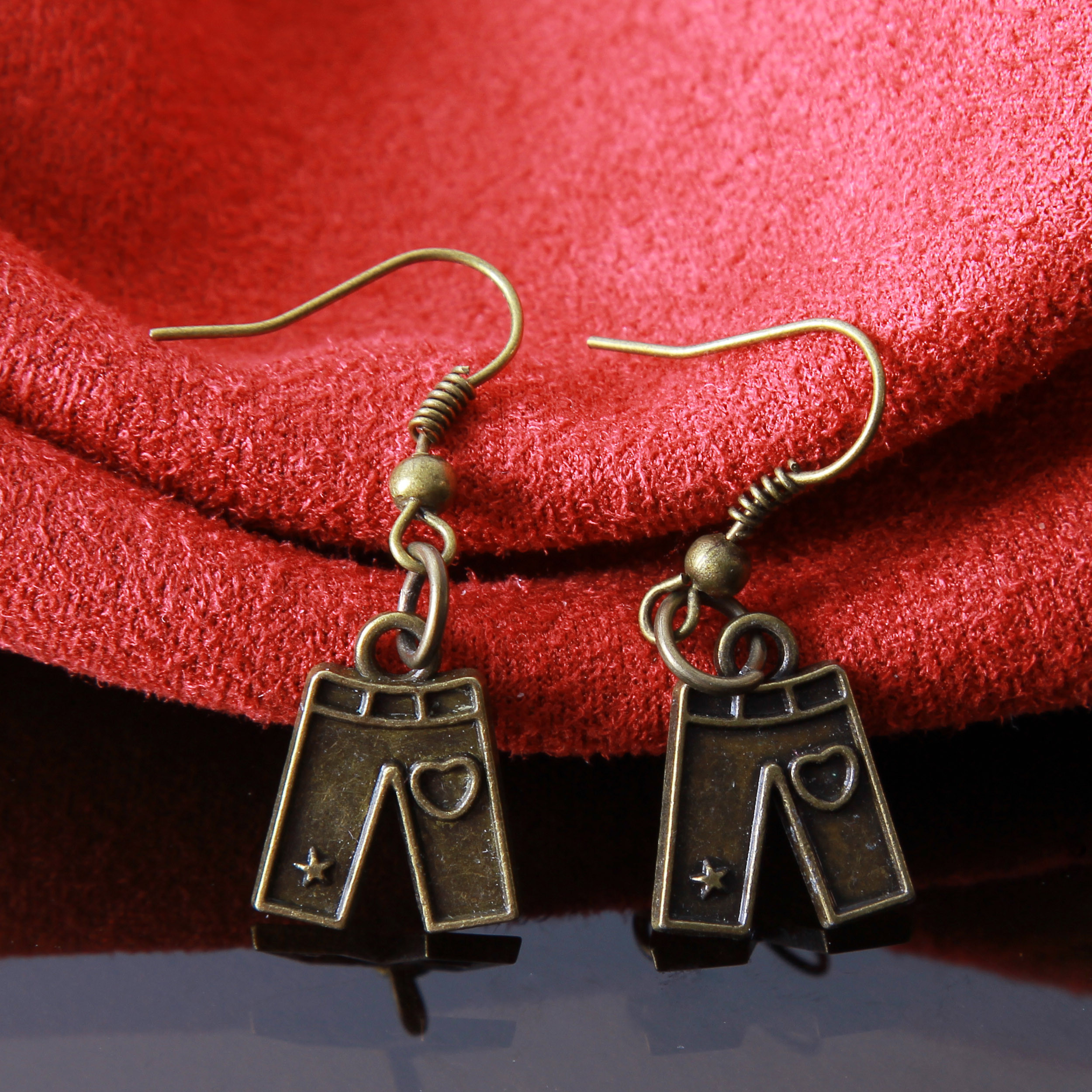 گوشواره دخترانه بازرگانی میلادی کد GZN_096