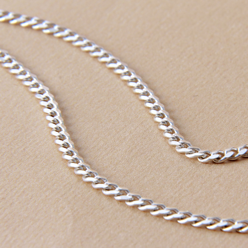 زنجیر نقره مردانه مدل ترک کد ZR_112