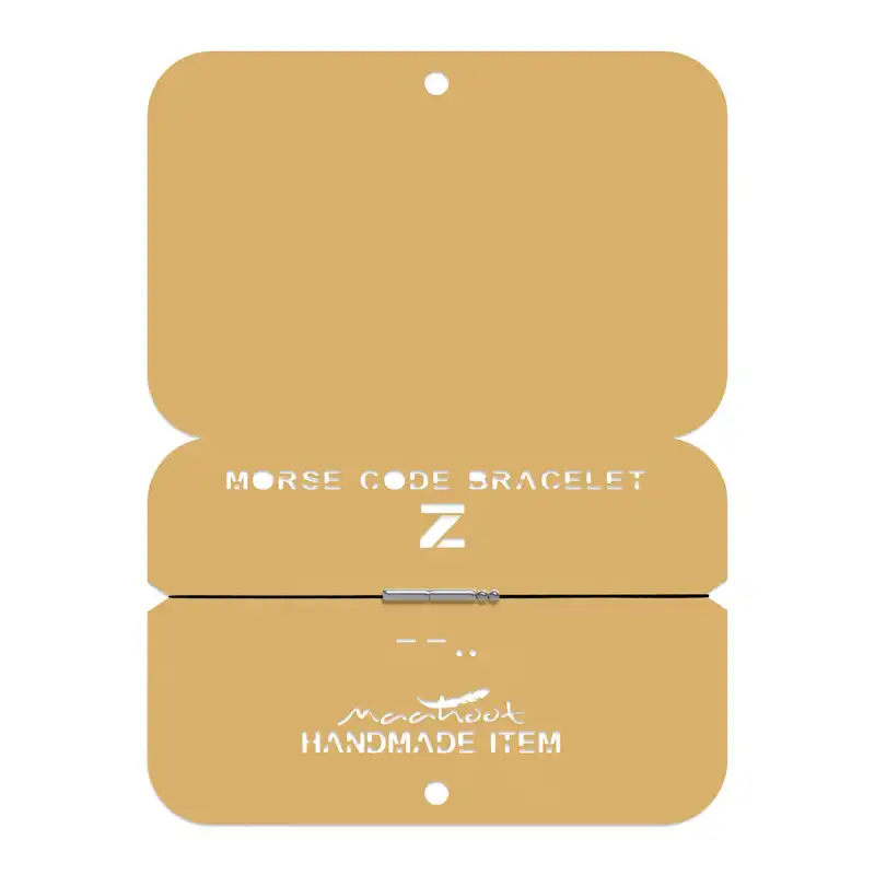 دستبند ماهوت مدل مورس کد حرف ز