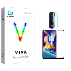 Junbo Viva Pro Screen Protector For Samsung Galaxy M11 With Camera Lens Protector