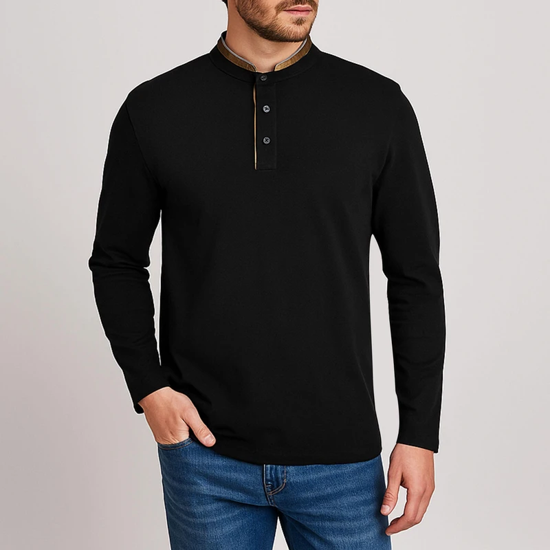 تی شرت آستین بلند مردانه مدل لیون کد 2869