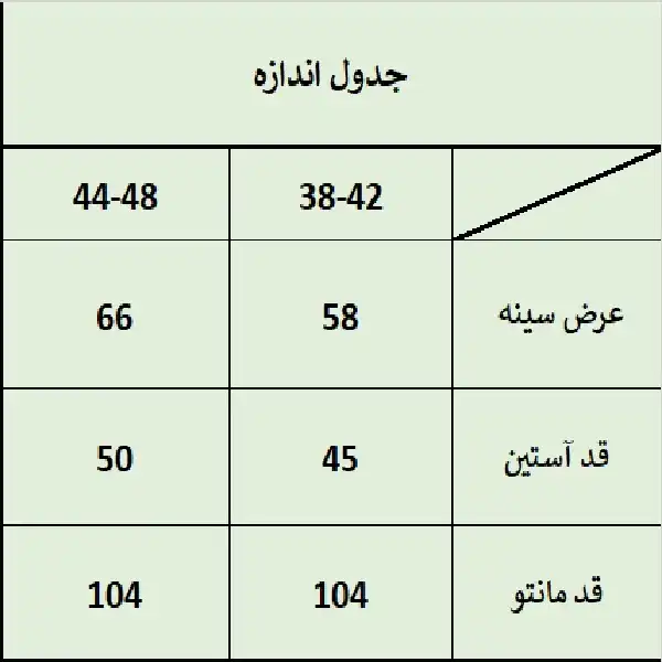 مانتو زنانه ترسه به نگار مدل فون کد 197