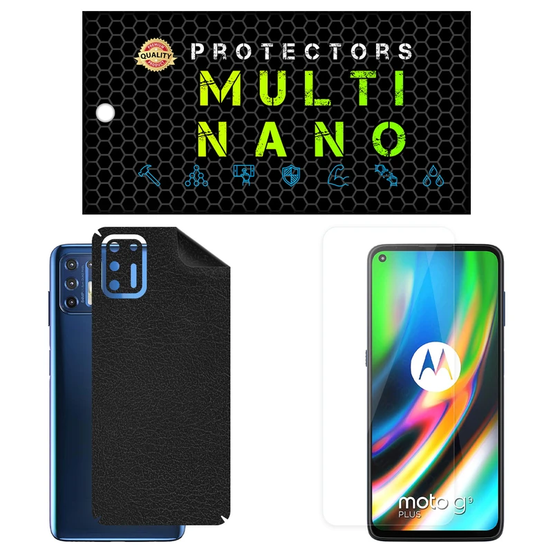 محافظ صفحه نمایش مولتی نانو مدل X-SFL مناسب برای گوشی موبایل موتورولا Moto G9 Plus به همراه برچسب پوششی