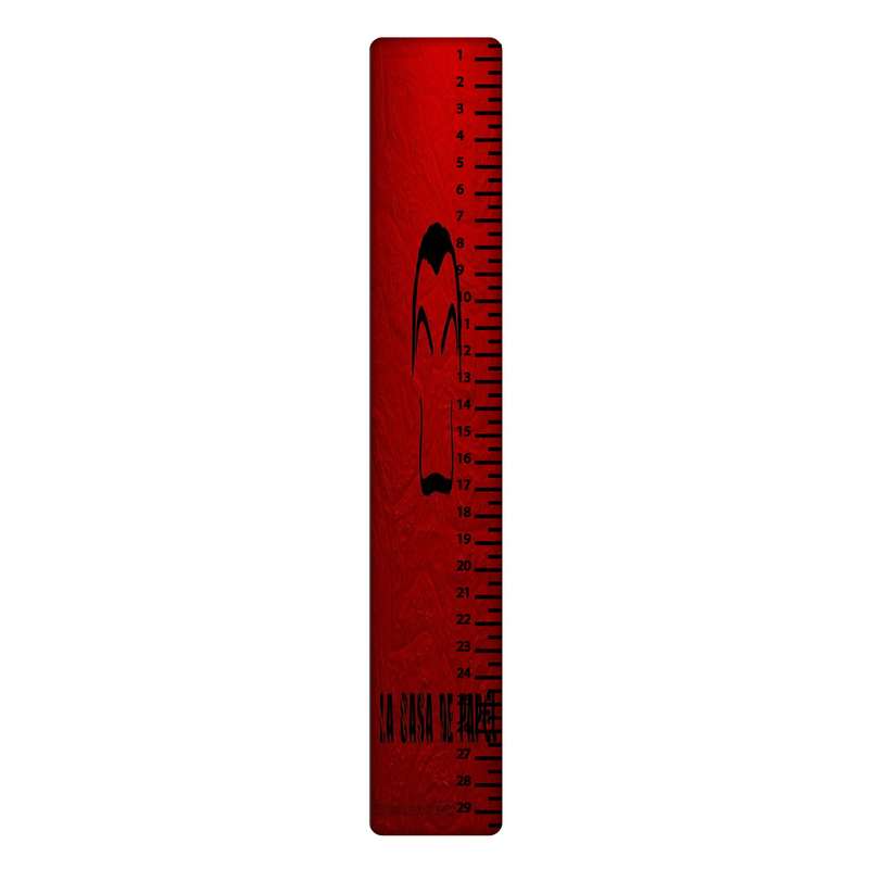 خط کش 30 سانتی متر طرح Money Heist کد 2110
