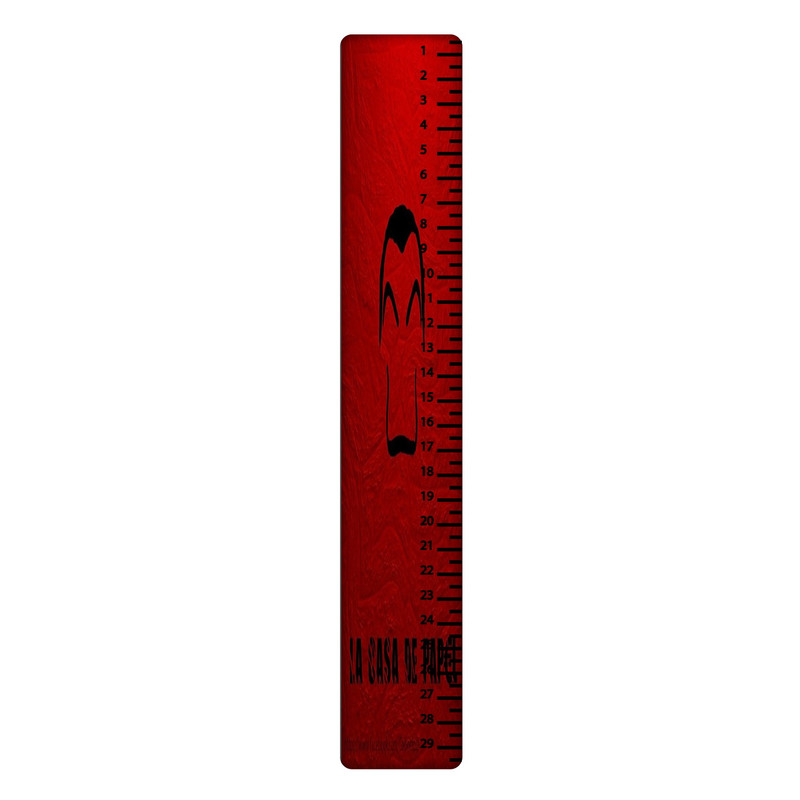 خط کش 30 سانتی متر طرح Money Heist کد 2110