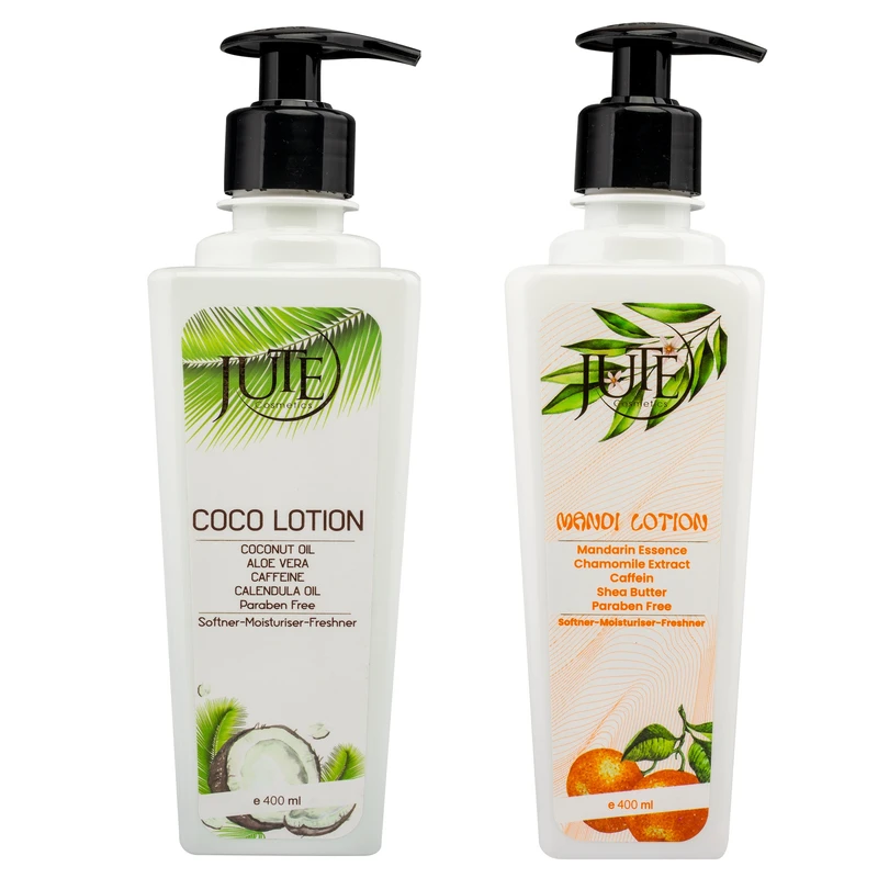 لوسیون بدن ژوت مدل CoCo حجم 400 میلی لیتر به همراه لوسیون بدن ژوت مدل mandarin حجم 400 میلی لیتر