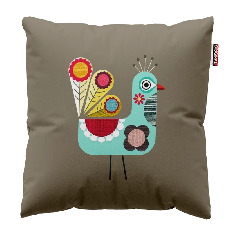 کوسن مدل پرنده سایز 30*30 سانتی متر