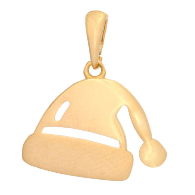 آویز گردنبند طلا 18 عیار زنانه طلای مستجابی مدل کلاه کد C502 آویز گردنبند طلا 18 عیار زنانه طلای مستجابی مدل کلاه کد C502