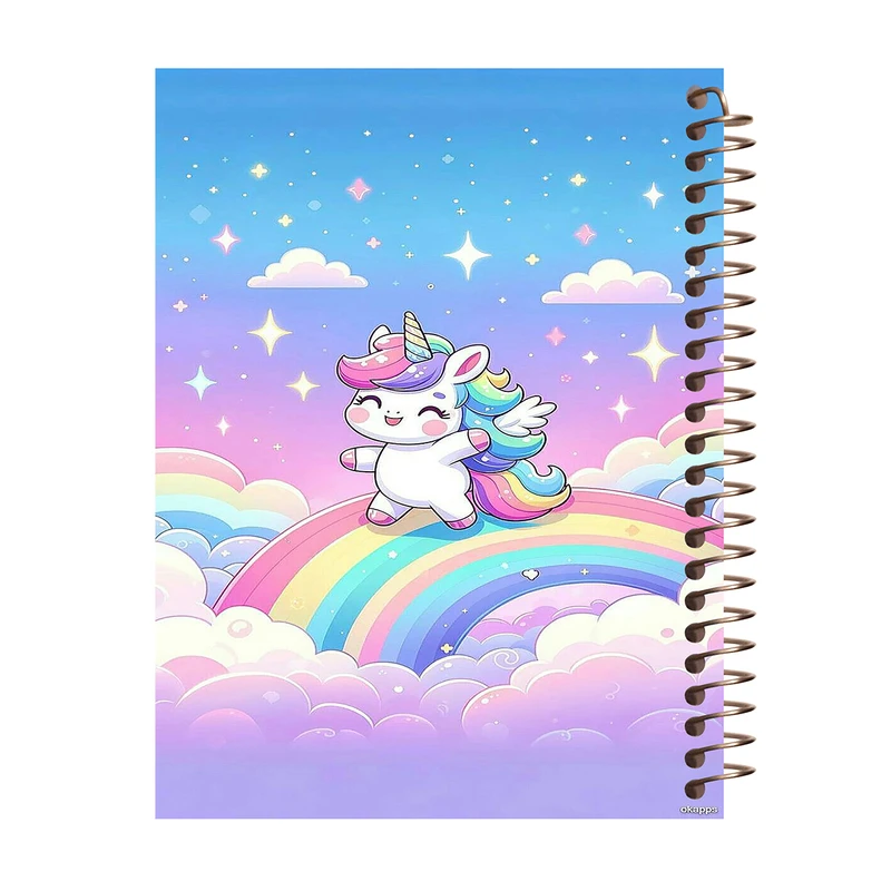 دفتر مشق 80 برگ طرح یونیکورن کد J338