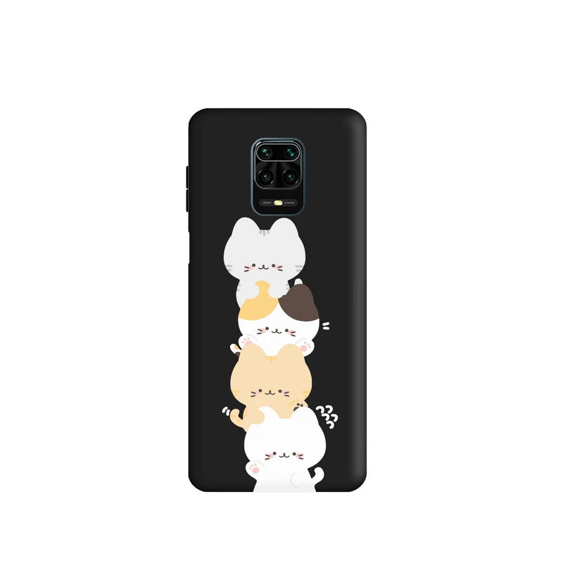 کاور طرح گربه های کیوت کد f2914 مناسب برای گوشی موبایل شیائومی Redmi Note 9s / Redmi Note 9 Pro