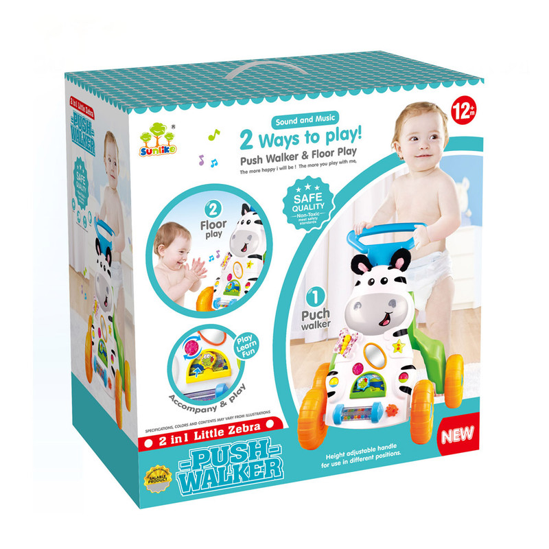 واکر کودک مدل  Zebra Push Activity Walker
