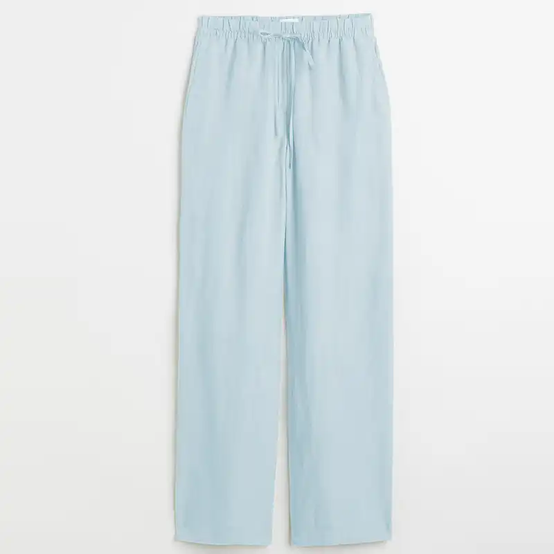 شلوار زنانه مدل لینن بگ کد 150i