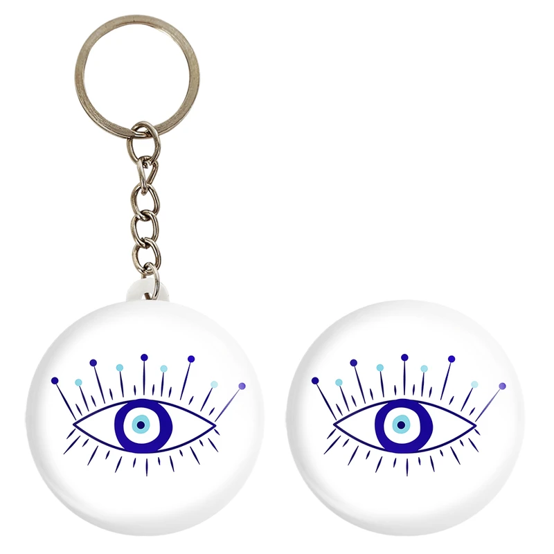 پیکسل خندالو مدل چشم نظر کد 22024 به همراه جاکلیدی