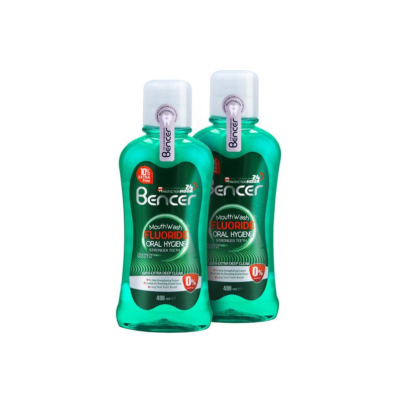 دهان شویه بنسر مدل cool mint حجم 400 میلی لیتر بسته 2 عددی -  - 2