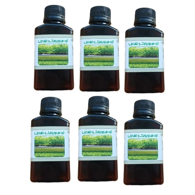 کود مایع هیدروپونیک و قلمه زنی لایف دراپ مدل life - D حجم 110 میلی لیتر بسته 6 عددی