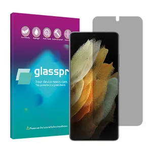 Glass Pro Resistant model privacy screen protector suitable for Samsung Galaxy S21 Ultra 5G mobile phone