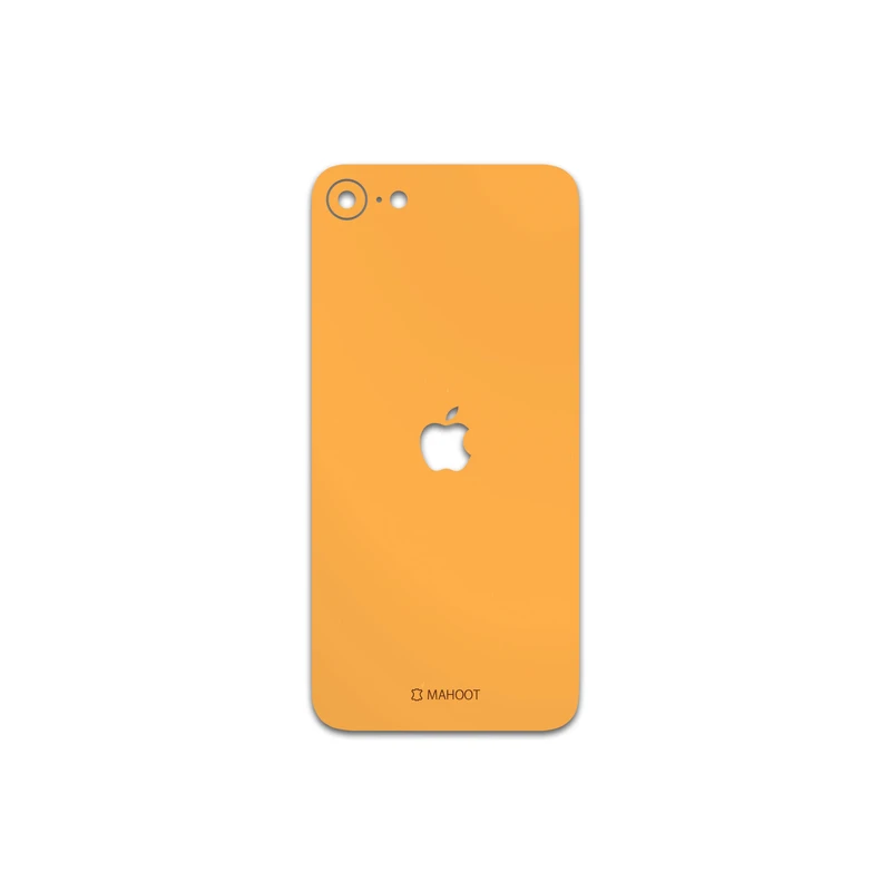 برچسب پوششی ماهوت مدل Matte-Orange مناسب برای گوشی موبایل اپل iPhone SE 2020