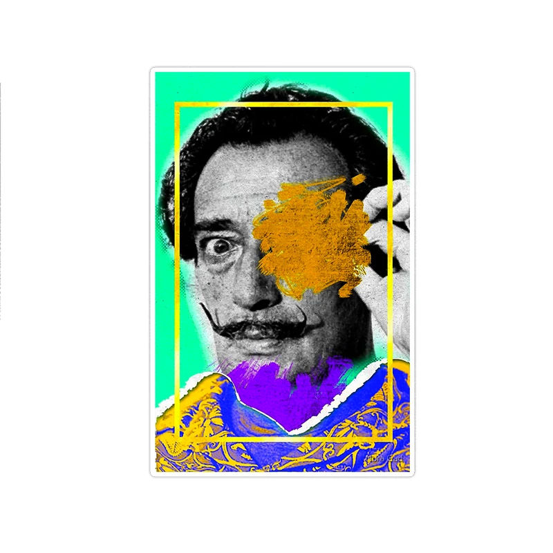 استیکر تزئینی موبایل و تبلت ماسا دیزاین مدل stkv0339 طرح salvador dali