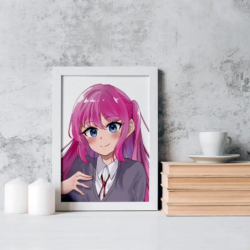 تابلو خندالو مدل شیکیموری سان انیمه شیکیموری کد 15873