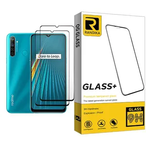 Randika Glass MIX002 Screen Protector For Realme 5i Pack Of 2