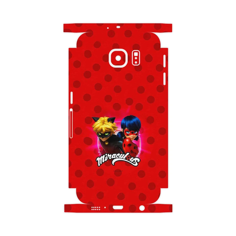 برچسب پوششی ماهوت مدل Ladybug and Cat Noir-FullSkin مناسب برای گوشی موبایل سامسونگ Galaxy S6